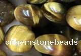 CNG8048 15.5 inches 8*10mm nuggets yellow tiger eye beads