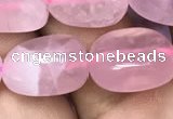 CNG8060 15.5 inches 8*10mm - 10*14mmm nuggets rose quartz beads