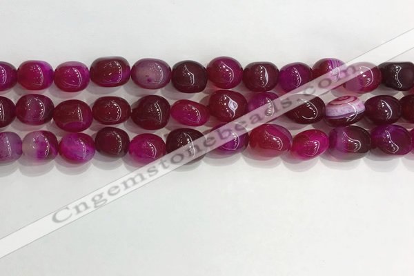 CNG8117 15.5 inches 8*12mm nuggets agate beads wholesale