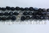 CNG8126 15.5 inches 8*12mm nuggets agate beads wholesale