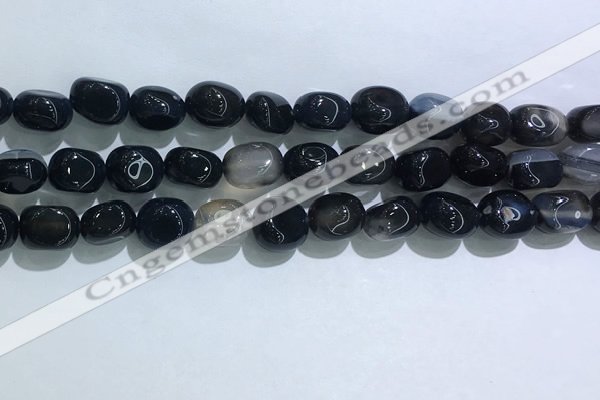 CNG8126 15.5 inches 8*12mm nuggets agate beads wholesale