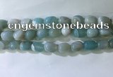 CNG8136 15.5 inches 8*12mm nuggets striped agate beads wholesale