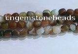 CNG8141 15.5 inches 8*12mm nuggets striped agate beads wholesale