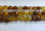 CNG8151 15.5 inches 10*14mm nuggets agate beads wholesale