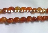 CNG8154 15.5 inches 10*14mm nuggets agate beads wholesale