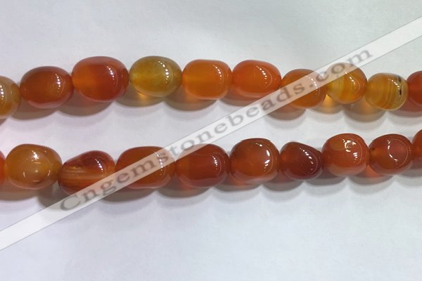 CNG8154 15.5 inches 10*14mm nuggets agate beads wholesale