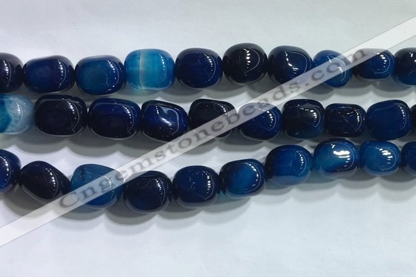 CNG8156 15.5 inches 10*14mm nuggets agate beads wholesale