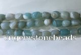 CNG8190 15.5 inches 10*14mm nuggets striped agate beads wholesale