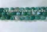 CNG8191 15.5 inches 10*14mm nuggets striped agate beads wholesale