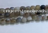 CNG8194 15.5 inches 10*14mm nuggets striped agate beads wholesale