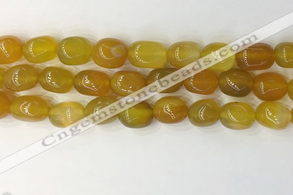 CNG8205 15.5 inches 12*16mm nuggets agate beads wholesale