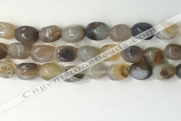 CNG8218 15.5 inches 12*16mm nuggets agate beads wholesale