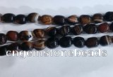 CNG8239 15.5 inches 12*16mm nuggets striped agate beads wholesale