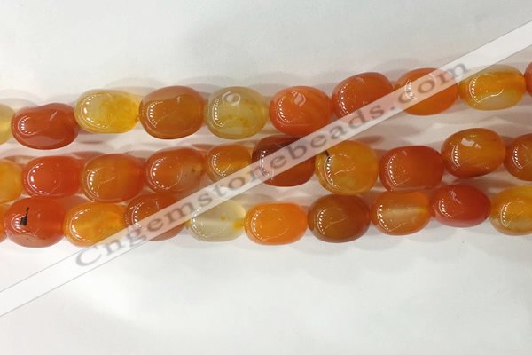 CNG8249 15.5 inches 13*18mm nuggets agate beads wholesale