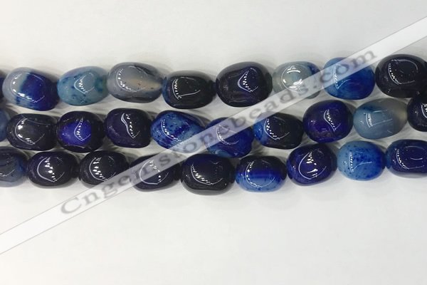 CNG8252 15.5 inches 13*18mm nuggets agate beads wholesale