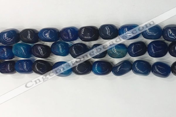 CNG8253 15.5 inches 13*18mm nuggets agate beads wholesale