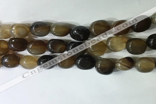 CNG8260 15.5 inches 13*18mm nuggets agate beads wholesale