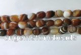 CNG8278 15.5 inches 13*18mm nuggets striped agate beads wholesale