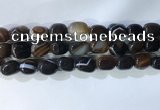 CNG8280 15.5 inches 13*18mm nuggets striped agate beads wholesale