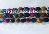 CNG8282 15.5 inches 13*18mm nuggets striped agate beads wholesale