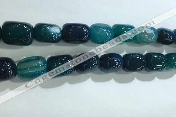 CNG8300 15.5 inches 15*20mm nuggets agate beads wholesale