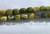 CNG8312 15.5 inches 15*20mm nuggets striped agate beads wholesale