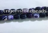 CNG8313 15.5 inches 15*20mm nuggets striped agate beads wholesale