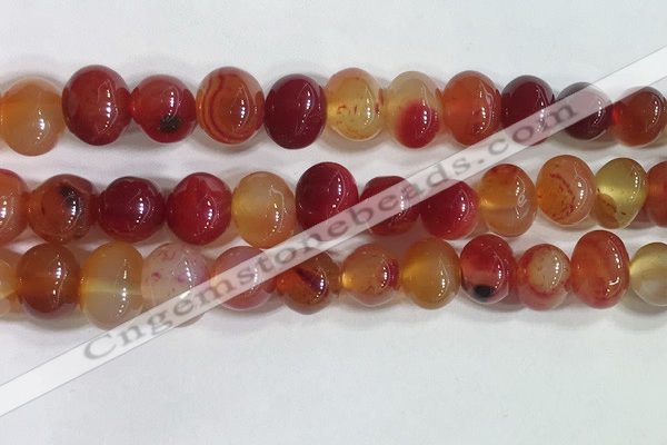 CNG8332 15.5 inches 10*12mm nuggets agate beads wholesale