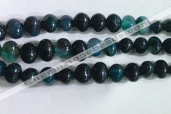 CNG8334 15.5 inches 10*12mm nuggets agate beads wholesale