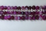 CNG8345 15.5 inches 10*12mm nuggets striped agate beads wholesale