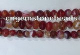 CNG8346 15.5 inches 10*12mm nuggets striped agate beads wholesale