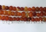 CNG8347 15.5 inches 10*12mm nuggets striped agate beads wholesale