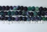 CNG8354 15.5 inches 10*12mm nuggets striped agate beads wholesale