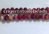 CNG8382 15.5 inches 12*16mm nuggets striped agate beads wholesale