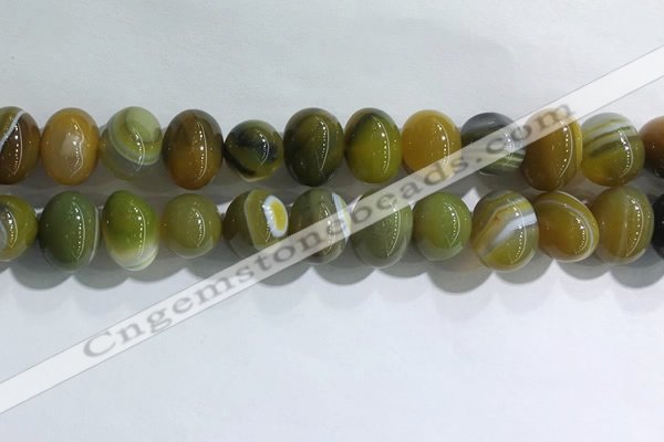 CNG8386 15.5 inches 12*16mm nuggets striped agate beads wholesale