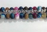 CNG8391 15.5 inches 12*16mm nuggets striped agate beads wholesale