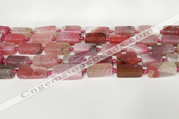 CNG8395 15.5 inches 8*18mm - 10*25mm freeform agate beads