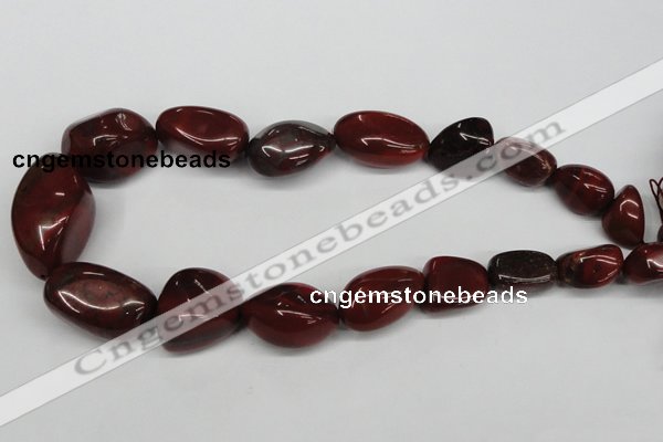 CNG84 15.5 inches 10*16mm - 20*30mm nuggets brecciated jasper beads