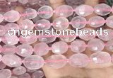 CNG8507 11*15mm - 13*18mm faceted nuggets rose quartz beads