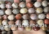 CNG8528 15.5 inches 13*15mm - 15*17mm faceted nuggets fossil coral beads