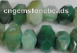 CNG853 15.5 inches 12*18mm – 13*22mm faceted nuggets agate beads