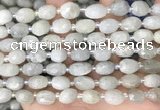 CNG8530 15.5 inches 8*9mm - 9*11mm faceted nuggets moonstone beads