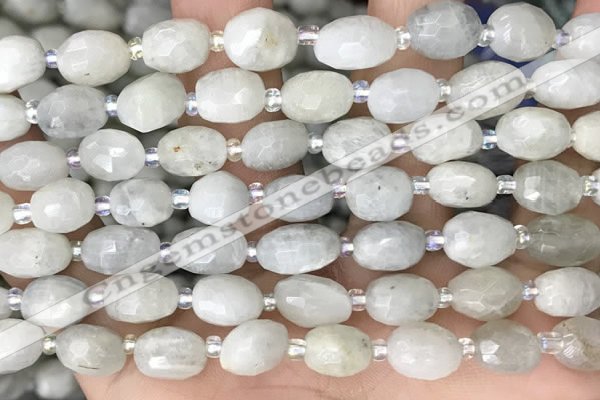 CNG8530 15.5 inches 8*9mm - 9*11mm faceted nuggets moonstone beads