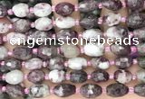 CNG8535 15.5 inches 8*10mm - 9*13mm faceted nuggets tourmaline beads