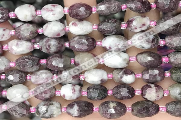 CNG8535 15.5 inches 8*10mm - 9*13mm faceted nuggets tourmaline beads