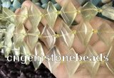 CNG8635 13*20mm - 15*25mm faceted freeform lemon quartz beads