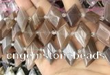 CNG8637 13*20mm - 15*25mm faceted freeform moonstone beads