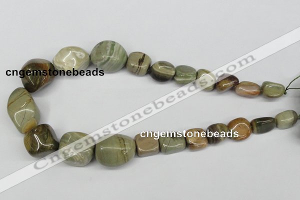 CNG87 15.5 inches 13*18mm - 25*30mm nuggets jasper gemstone beads