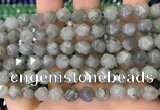 CNG8716 15.5 inches 8mm faceted nuggets labradorite gemstone beads