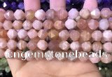 CNG8742 15.5 inches 8mm faceted nuggets moonstone gemstone beads